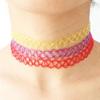 12 colors 12 Pcs/pack Tattoo rainbow chokers Necklace Vintage Stretch Quarz Elastic Henna Gothic Punk Elastic Women jewelry