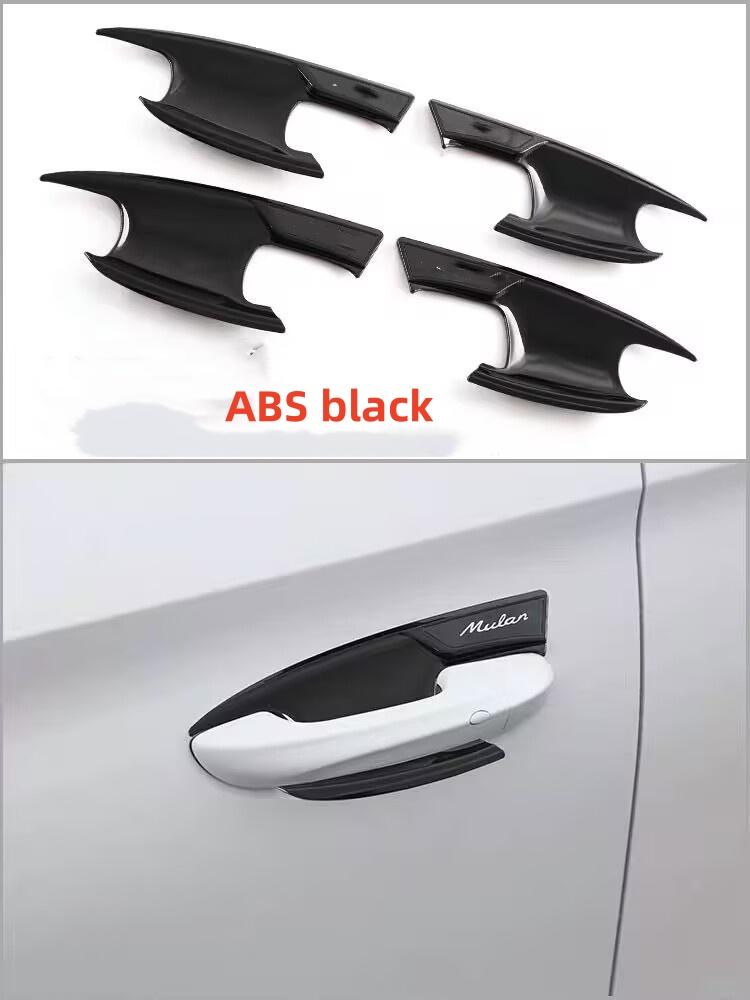 WAK1  LHD/RHD Car Window Control Lift Panel Cover Sticker Carbon Fiber 4pcs for MG4 MG 4 EV Mulan 2023- 2024 Acc.