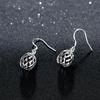 Noble Charms 925 Stamp Silver Hollow Creative Lantern Earrings For Women Fashion Party Wedding Jewelry Holiday Gifts