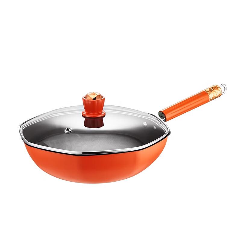 NORTON 32cm Refined Iron Non-Stick Wok