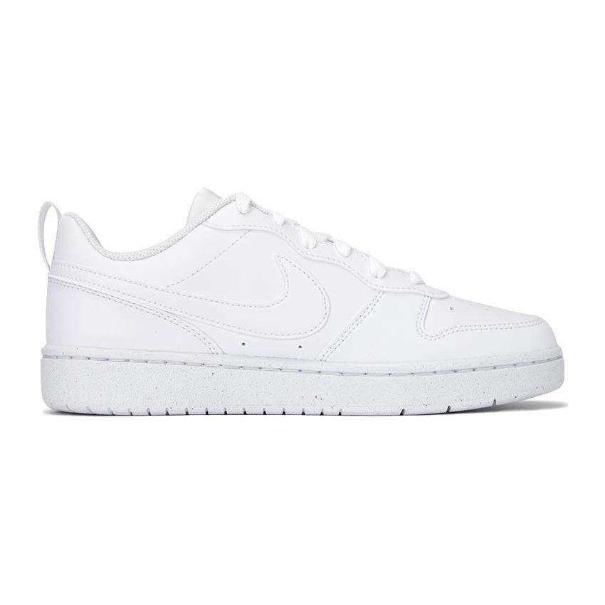 (GS) Nike Court Borough Low Recraft 'Triple White' Kids' DV5456-106
