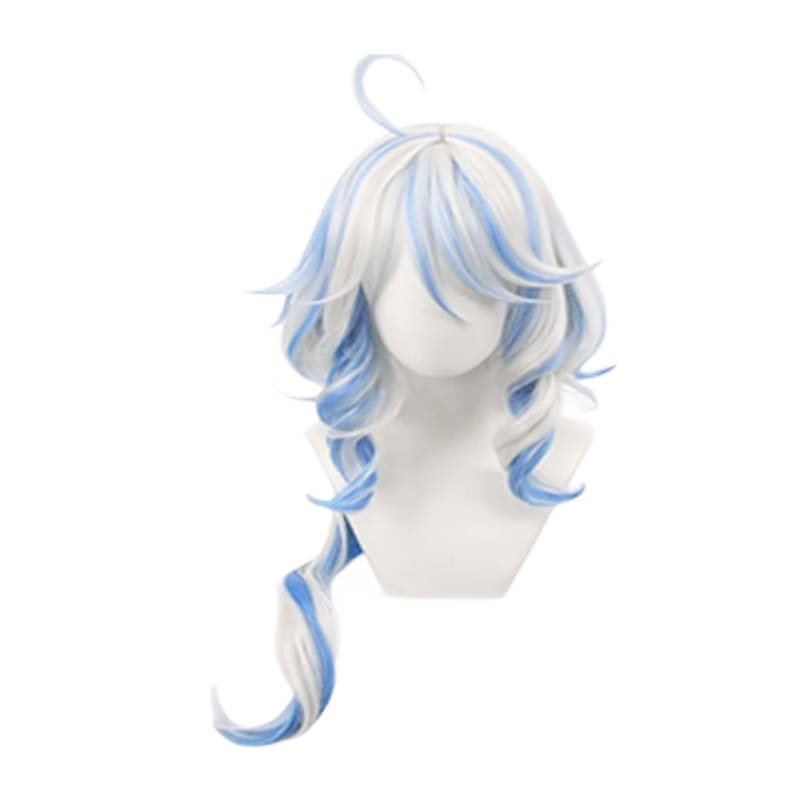 Fontaine Furina Focalors Cosplay Costume   Black White Uniform Wig Hat Comic Con Suits for Women Halloween Outfits