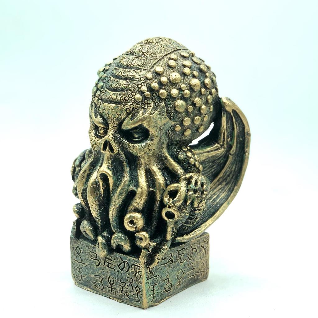 Craniu de epocă Cthulhu Statuie Decor Home Rășină Artizanat Ornamente Caracatiță Sculptură Modernă Figuri Decorare petrecere de Halloween