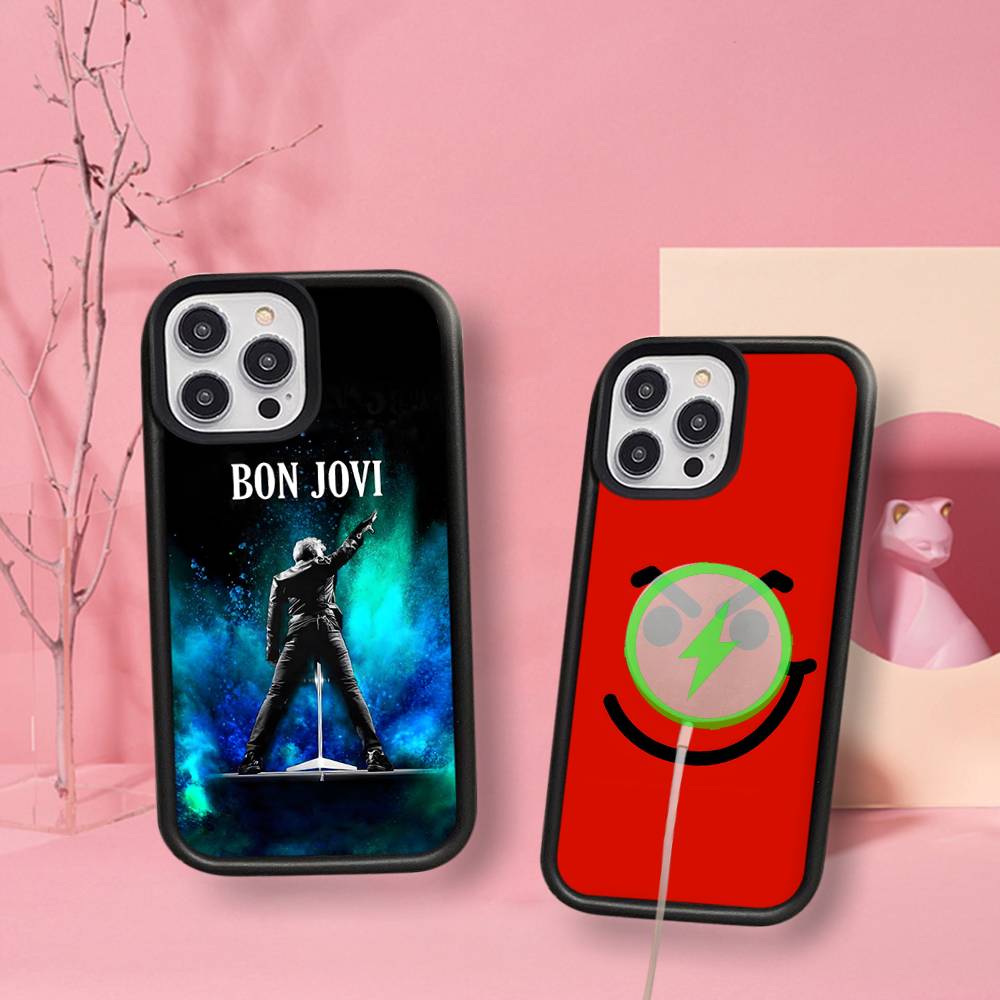 B-BonS J-Jovi For Magsafe Magnetic Phone Case For IPhone 17 16 15 14 13 12 11 Plus Pro Max PC+TPU Cover