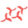 2 Paar Propeller Leichtgewicht 3 Blätter RC Drohnenpropeller für Avata 2 3032S FPV Drohne Rot