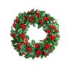 Christmas Red Fruit Decoration Wreath Simulation Berry Decoration Christmas Vine Circle Window Layout Wall Hanging Wreath