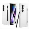 Voor Samsung Galaxy Z Fold 8 7 6 5 8Ultra Premium Hoesje met S Pen en S Pen Houder Mat Effen Kleur Slanke Schermbeschermer Cover