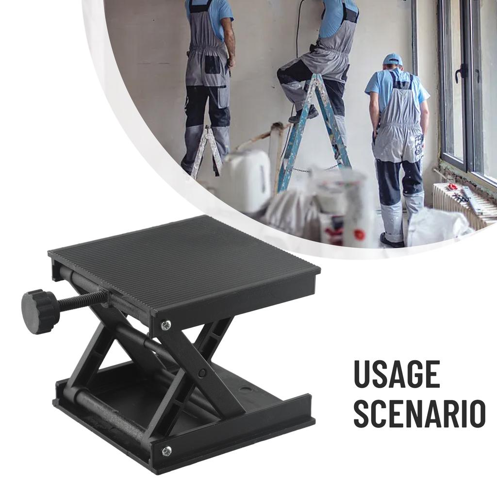 Support Base Circular Square Stand Level Lifting Platform Automatic Level Bracket Aluminum Alloy 360 Degree Rotating Stand