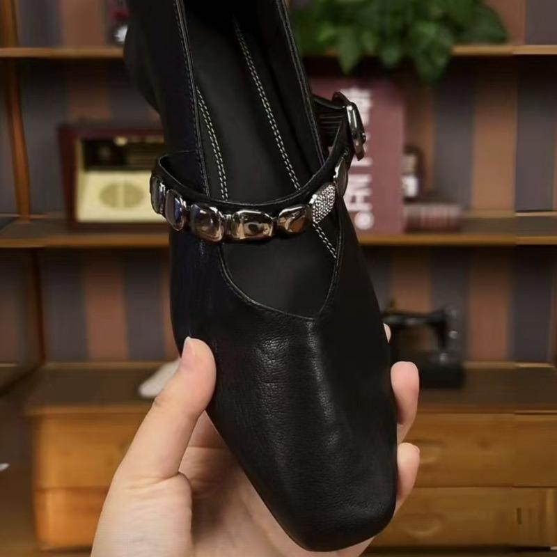 Fashion New fashion and comfortable Roman style retro style small skirt advanced sexy design beautiful outdoor ladies high heels