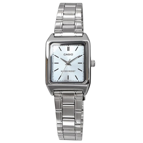 Casio Standard Quartz Women's Watch LTP-V007D-2EUDF Ice Blue Metal Band Overseas Model