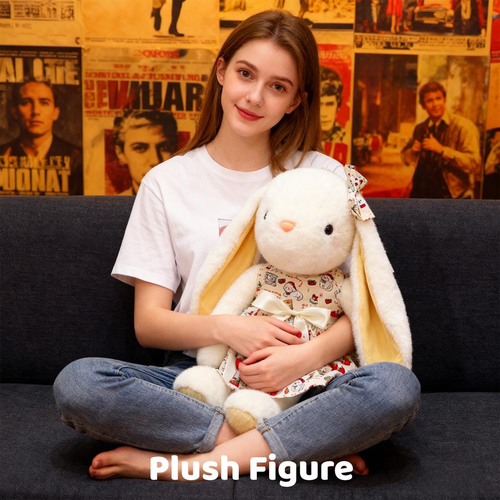 60cm Plush Toy,Cute Soft Plushie For Home Decoration, Birthday Gift For Kids & Adults