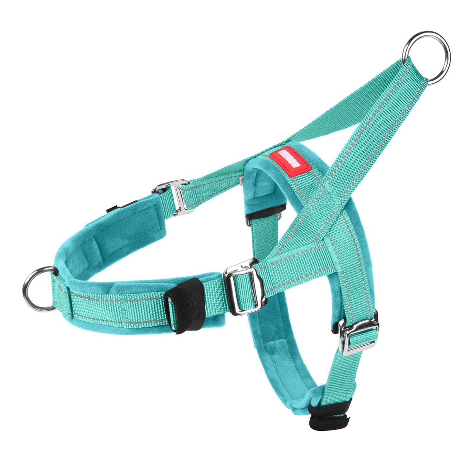 

SlowTon Комплект: Шлейка и Поводок для Маленьких Собак Без Натяжения, Мягкая Шлейка-Жилет для Щенков, Регулируемая по Шее и Груди, Светоотражающая, Легкая one size зелёный