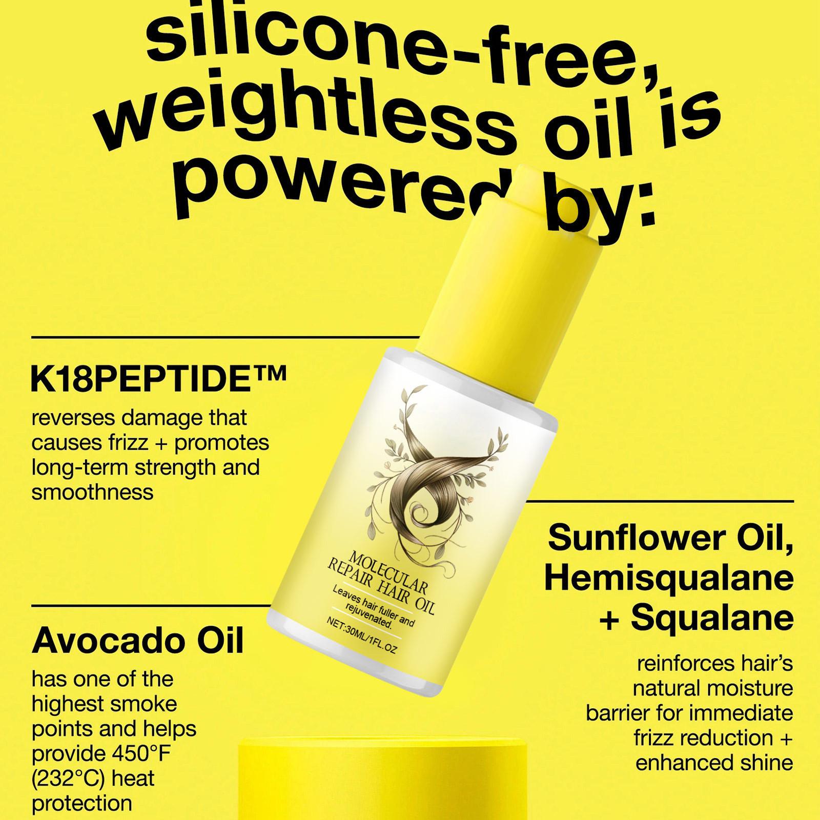 Несмываемая молекулярная маска для волос 30 мл Маска для волос Уход за волосами One Size — фото 2