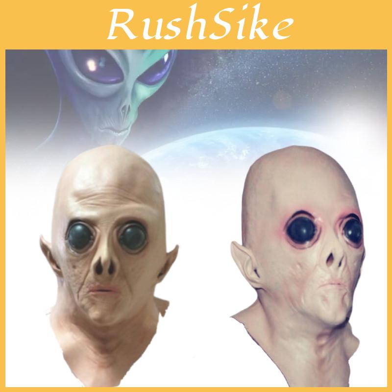 Alien Head Mask For Halloween Sci-fi Movie Theme Party With Unique Handcrafted Design