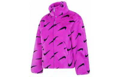 Puffer Jackets Women's Dark Violet Stand Collar Moderate Other DQ6843-551