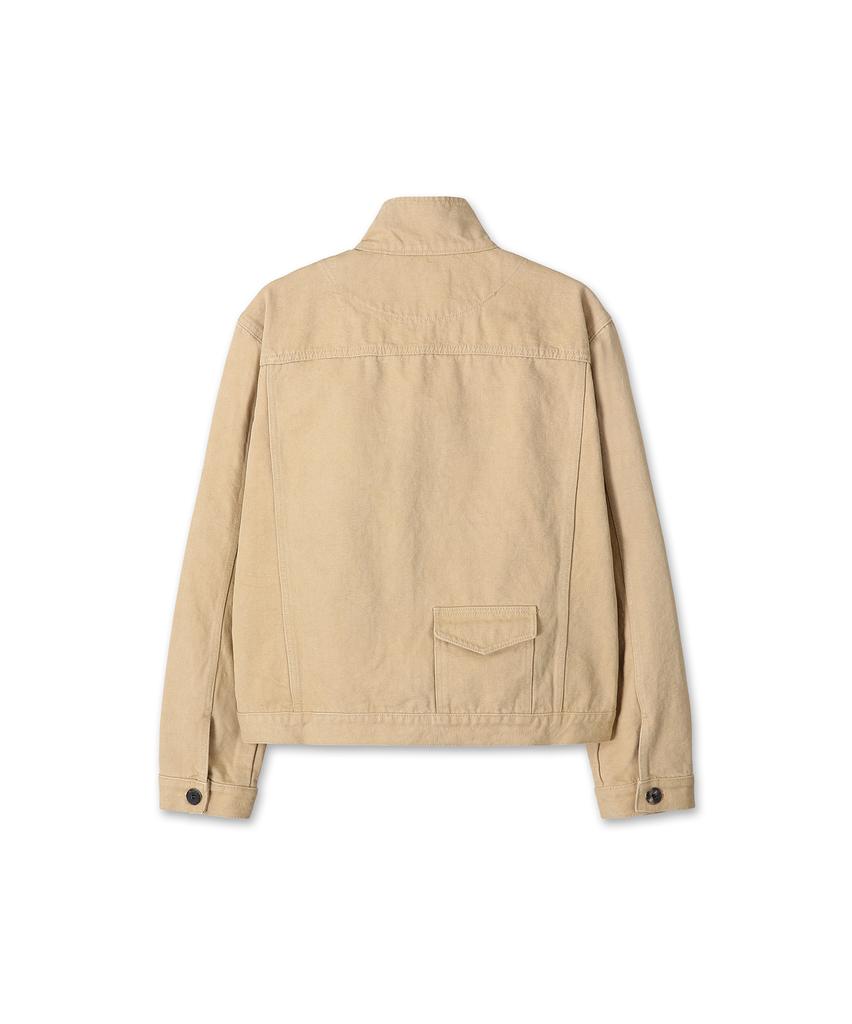 9999Archive High Neck Oblique Pocket Jacket