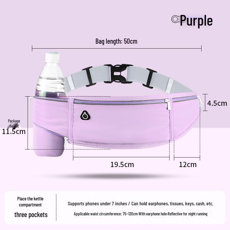 Waterproof Unisex Sports Waist Bag for Running, Travel, Fitness & Hiking