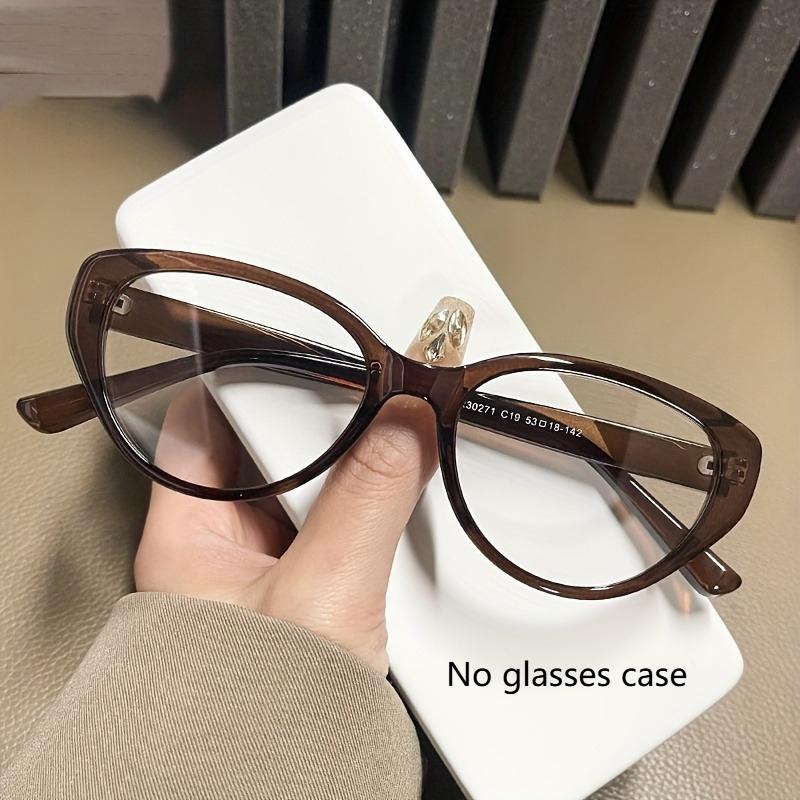 New Fashion Unisex Cat Eye Plain Glasses for Woman Man Glasses Frame for Party Eyeglasses Female Decorative Spectacles Glasses