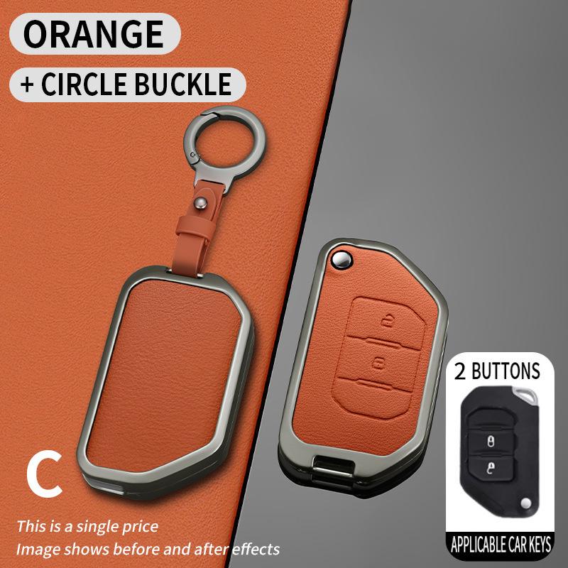 Premium Metal Key Covers for Jeep Wrangler & Gladiator