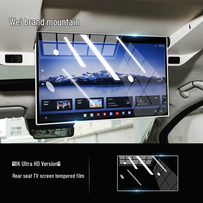 Tempered Glass Screen Protector for Weipai Gaoshan 8, 9 Car Navigation - Fits 25 Models.