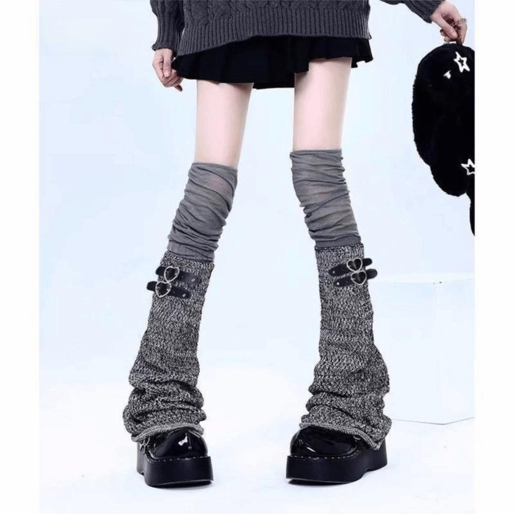 Y2K Leg Stockings Autumn Winter Thigh High Socks Casual Leg Warmers for Women