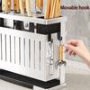 Multi-purpose Storage Rack with Brackets Cutting Tool Stand Kitchen Storage Holder  Home Storage