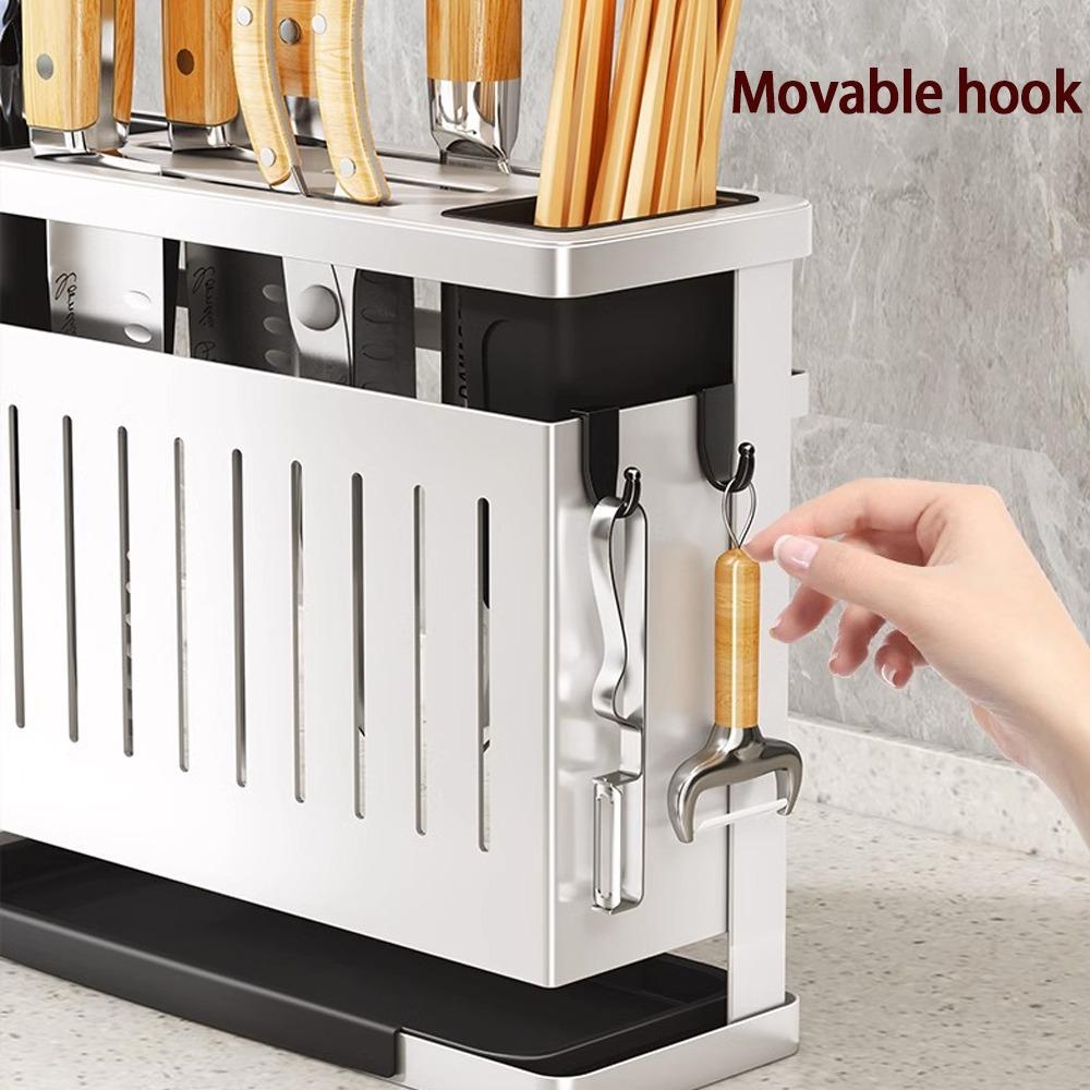Multi-purpose Storage Rack with Brackets Cutting Tool Stand Kitchen Storage Holder  Home Storage