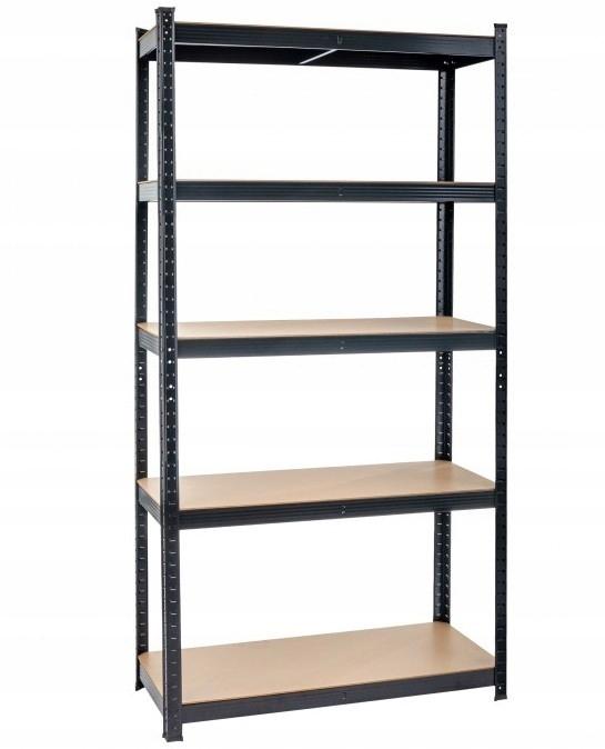 Regał magazynowy metalowy 5 półkowy 180 cm do garażu piwnicy i spiżarni