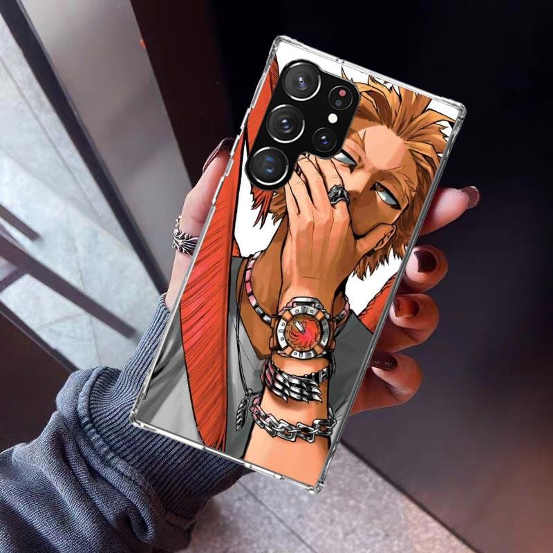 

Hawks MHA My Hero A-Academy Phone Case For Samsung Galaxy S26 S25 Edge S24 S23 Ultra S22 Plus S21 S20 FE Soft TPU Back Cover Fun Samsung S23 Ultra