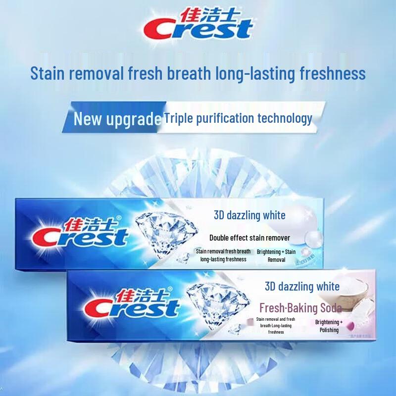 Crest 3D White Dual Effect Toothpaste