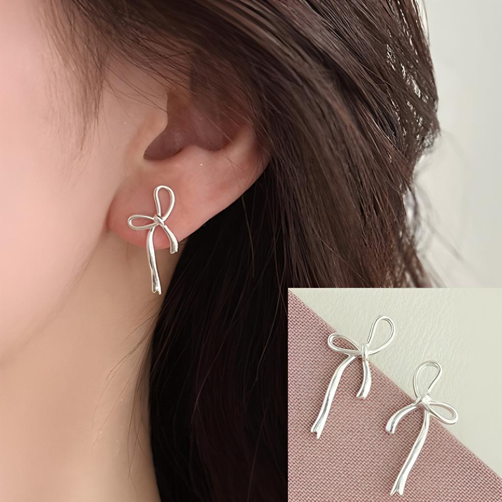 PANJBJ 925 Sterling Silver Red Zircon Studs Earring For Women Neo-Gothic Punk Wing Feather Angel Devil Jewelry Gift Dropshipping