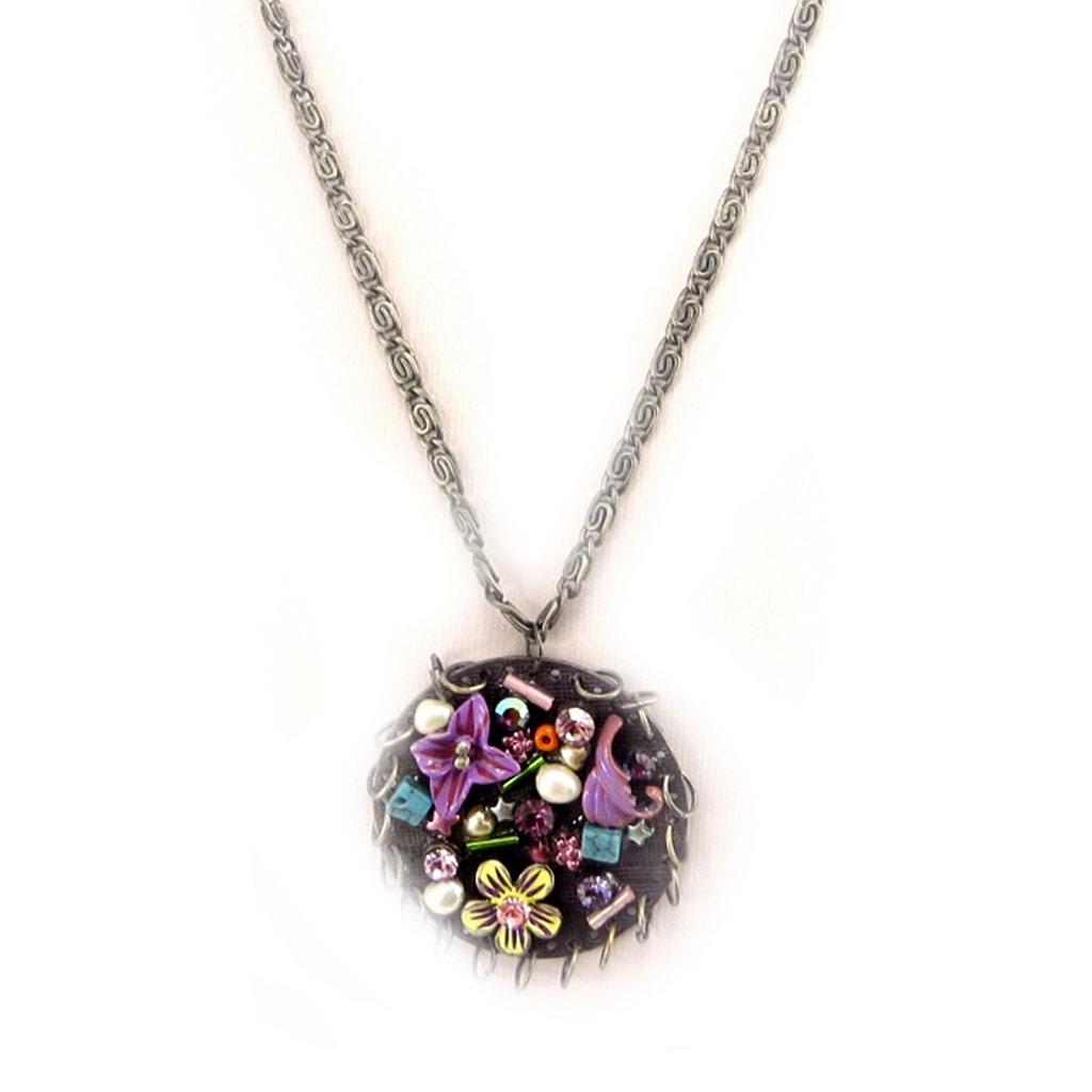 Les Trésors De Lily [D5655] - Collier Créateur 'Hermione' Rond Violet