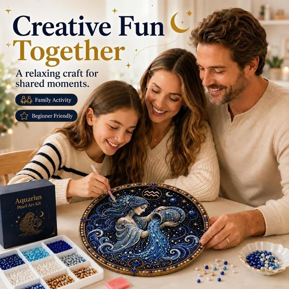 Entry-level 12 Constellation Painting Kit Round Beads DIY Craft Set Home Decor