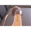 Girls’ Single Shoes Spring/Autumn New Arrival Pearl Rhinestone Bow Small/Middle Child Dance Shoes Performance Shoes Semi-open Shoes