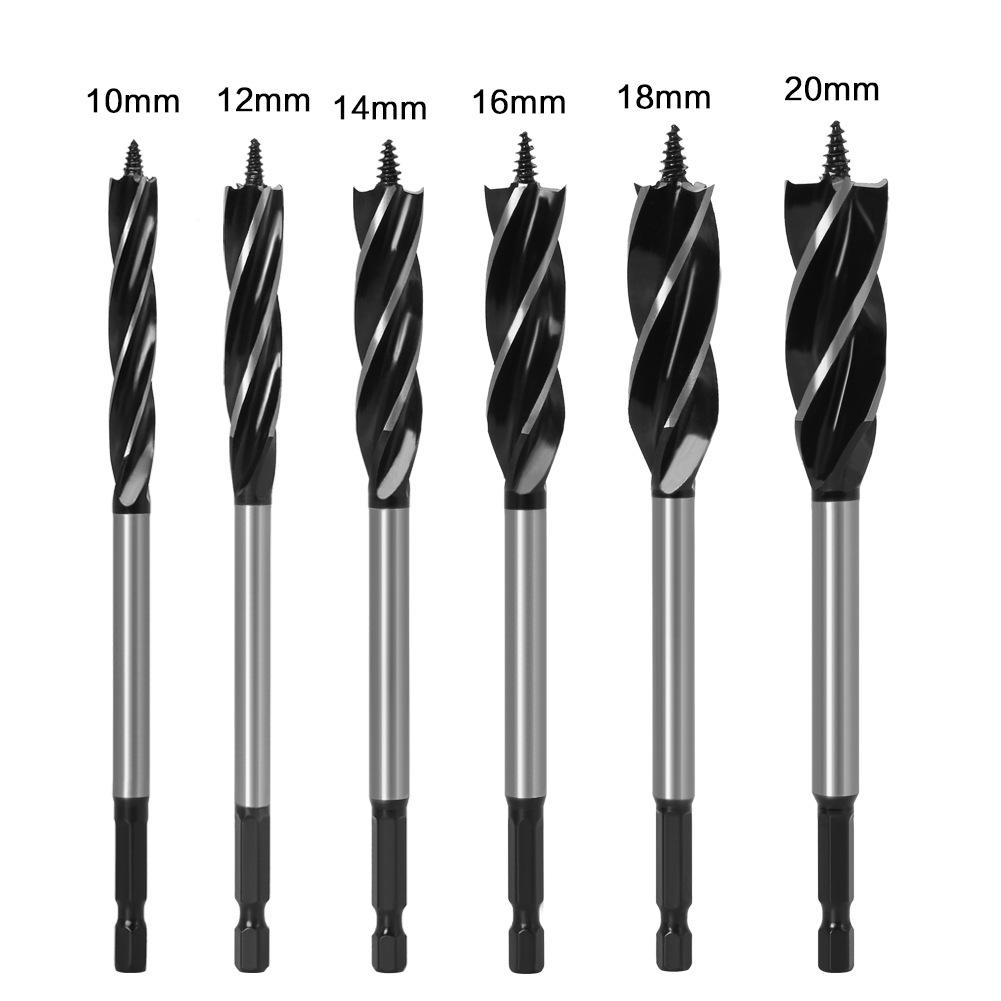 Woodworking Drill Four-blade Woodworking Drill Woodworking Hole Opener Door Lock Reaming Drill Four-slot Hole Drill