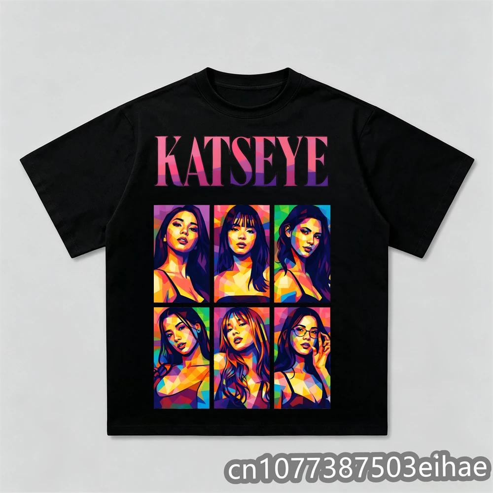 Unisex Kpop Katseye Printed Fan Support Cotton Tshirt Casual Daily Wear For Music Lovers Adults Kids Sizes Available