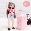 30CM Mini Movable 23Jointed Doll Girls Toy 3D Big Eyes BJD Princess Full Outfits  Dresses  Collection Childrens Doll Gift
