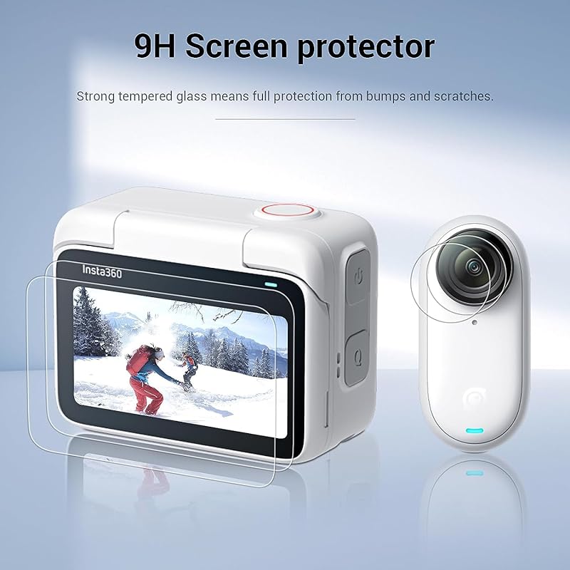 Careflection Screen Protector For Insta360 Go 3, Ultra Clear Tempered Glass Screen Protector For Insta360 Go 3 Accessori 0 белый