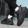 Men's Shoes Mesh Breathable Casual Shoes Outdoor Thick Sole High Soft Sole Sports Shoes Men's Trend Travel Shoes