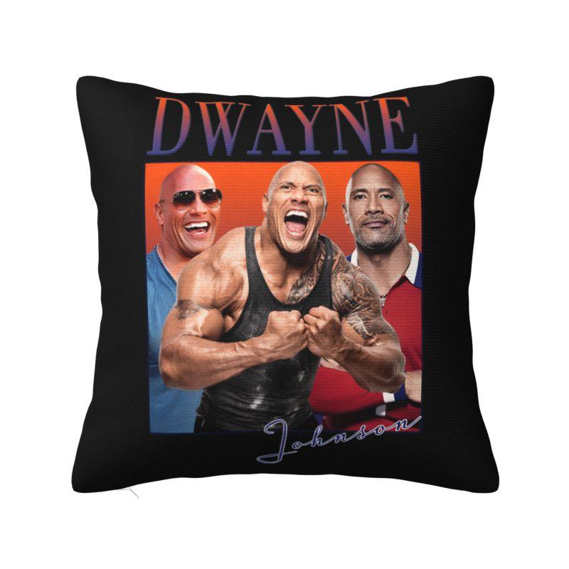Dwayne The Rock Johnson Collage Cushion Cover X Cm Polyester Soft Throw Pillow Case For Sofa Home Decoration Pillowcase