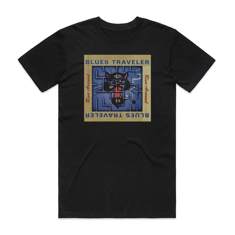 Blues Traveler Run Around Album Cover T-Shirt Black L524 XS