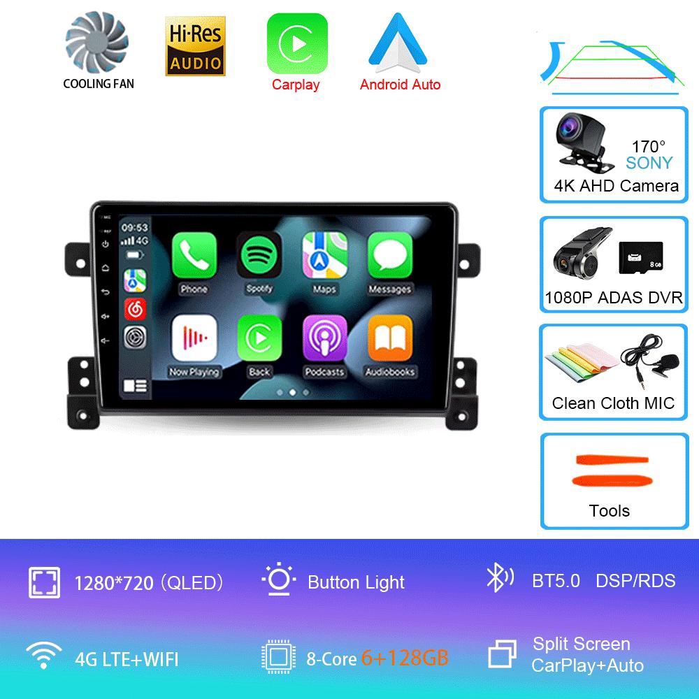 Android 14 For Suzuki Grand Vitara 3 2005 - 2015 Car Radio Multimedia Video Player Navigation Stereo GPS No 2din 2 Din Dvd