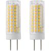 LED GY8.6 Bulb, 7W T4 G8 LED Bulb, 75W Halogen Bulb Replacement, GY8.6 Bi-pin Base Light Bulb, AC120V, for Under Counter Kitchen Lighting, Light