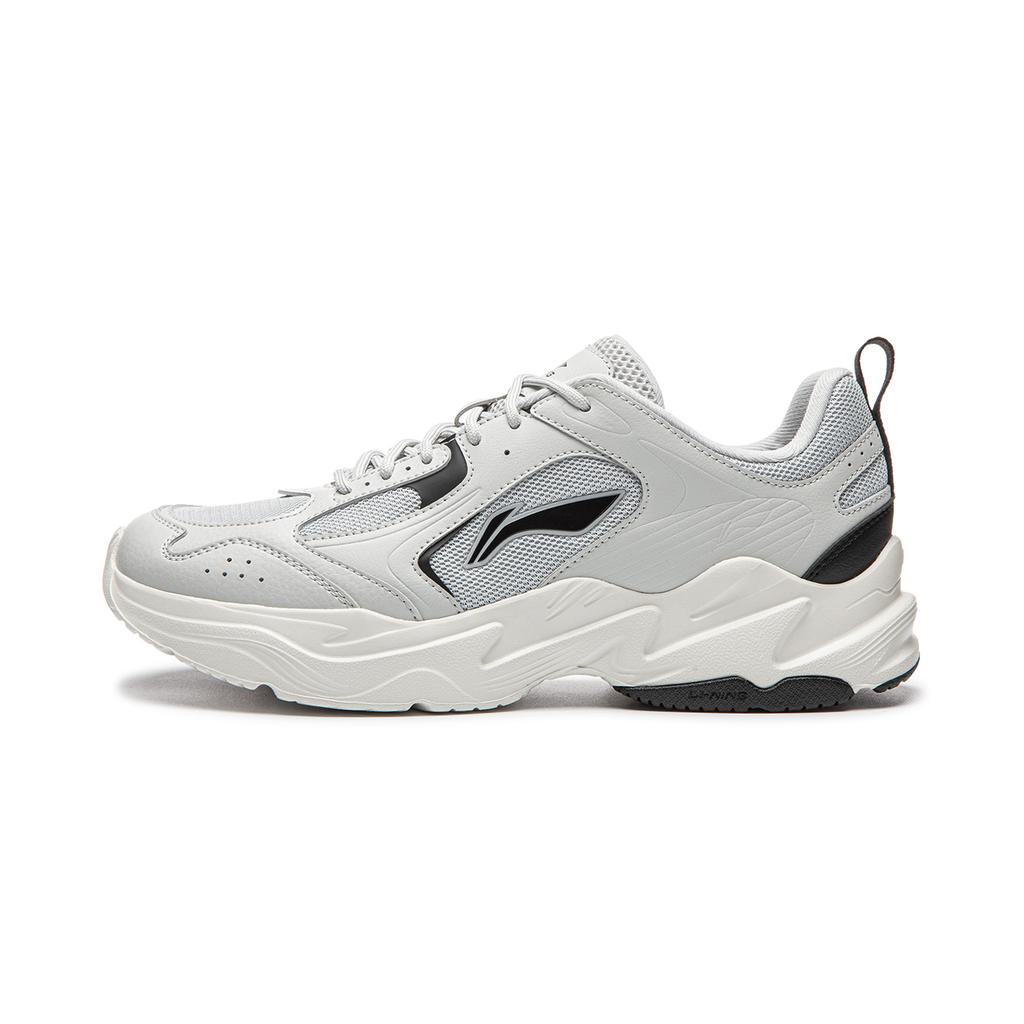 Li Ning Casual Shoes Men's Low Top Gray/Black AGCW481-1