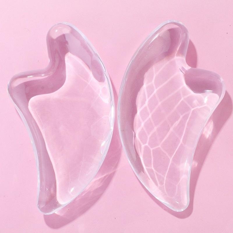 Crystal  Scraping Massage Tool Face Massage Guasha Board Ultra Smooth Edge Facial Massage Tools