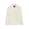 BOSS Women S Regular Fit Stretch Cotton Blazer Open White 50557428131 