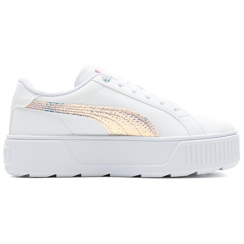 New PUMA Karmen Exotics Low Top Skateboard Shoes Women's White Pink 386409-02