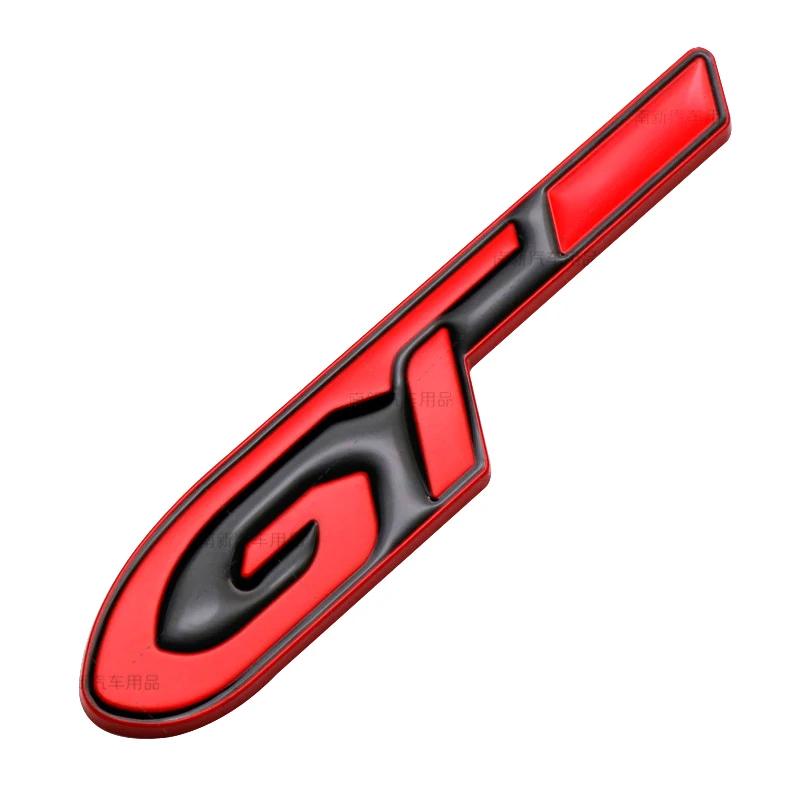 Bil Skärm Sido Klistermärke Bagageutrymme Metallmärke Emblem För GTI GT GTline GT RCZ 406 405 205 3008 206 208 408 508 407 107 307