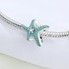 Copper Sea Star Marine Organisms Beads Original Pendants Bracelet Charm Jewelry Party Diy Trendy Gifts