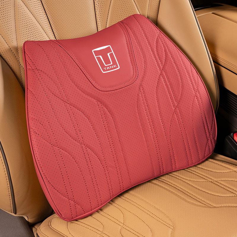 All-Season Car Interior Set: Fits Tank 300 Headrests & Tank 500 Seat Cushions, Includes Lumbar Supports, One-Piece Breathable Design.